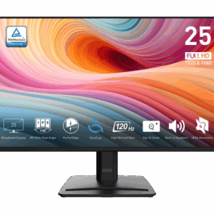 Écran MSI PRO MP252 E2 24,5" – IPS 120Hz 1ms FHD | KOTEK INFORMATIQUE