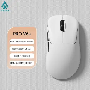 souris gaming Warvank V6 Pro White