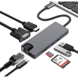 adaptateur type c 8 en 1