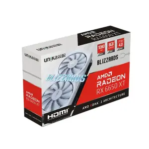 UNIKA RX 6650 XT BLIZZARDS 8GB WHITE