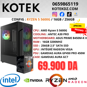 KOTEK PC RYZEN 5 5600G / 16GB / 256GB
