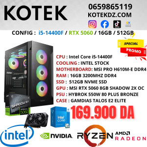 KOTEK PC I5-14400F / RTX 5060 8GB / 16GB / 512GB NVME