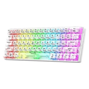 MAGMA FIORA 60% CRYSTAL F61CT RED SWITCH 3 BLUETOOTH 2.4G WIRELESS RGB